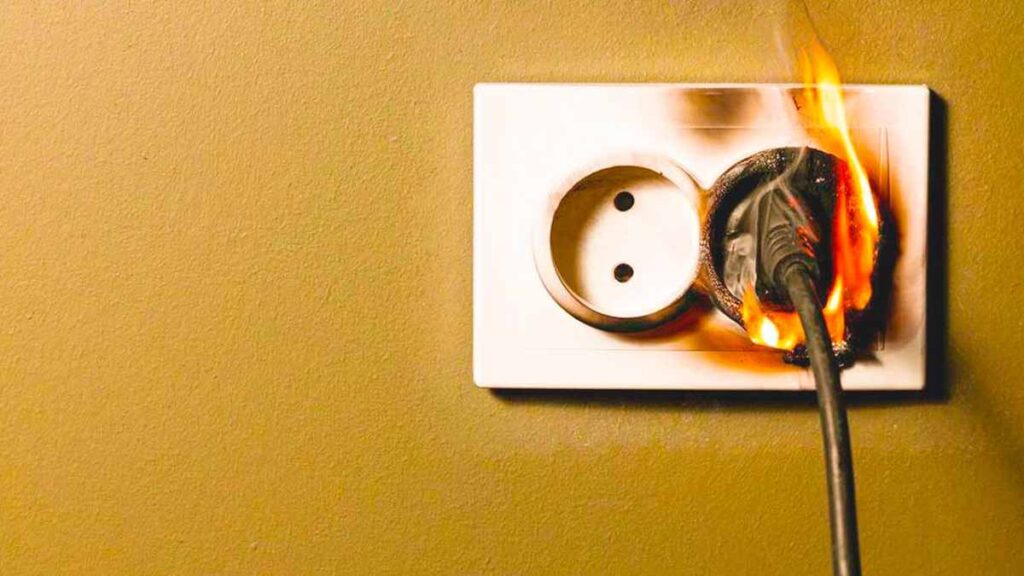 risque d’un violent incendie