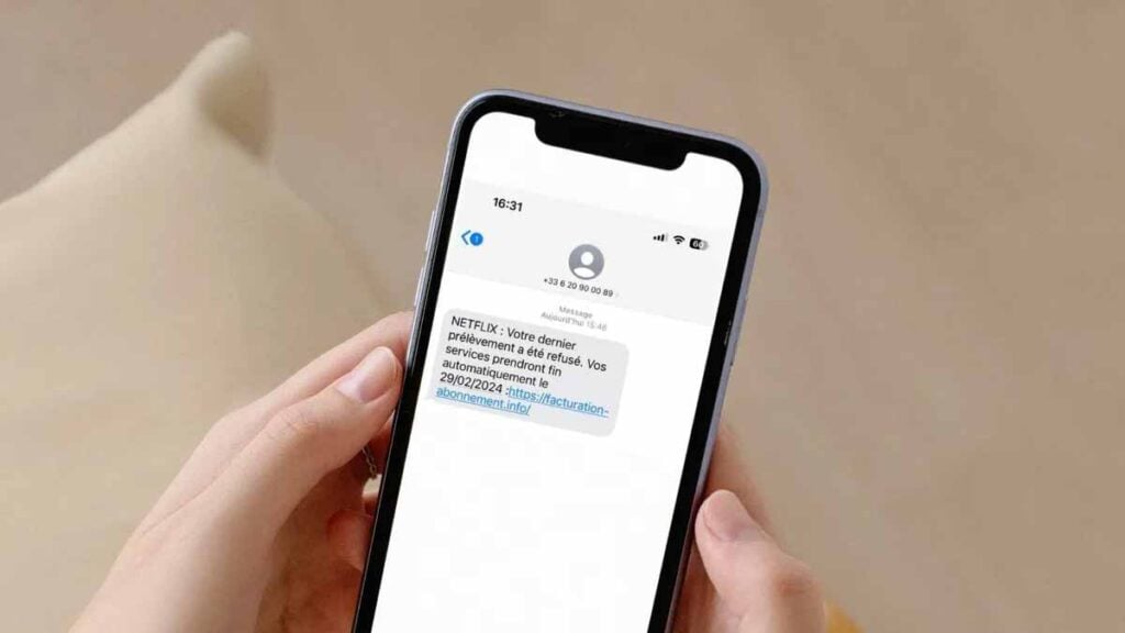 arnaque par SMS