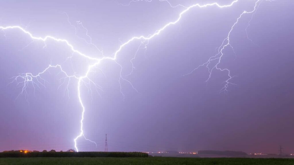 Coup de vent et orages